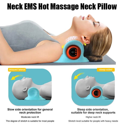 CerviPro™ EMS Heated Neck Traction Pillow