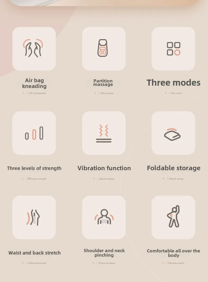 CerviPro™ 3D Airbag Full-Body Massage Mat